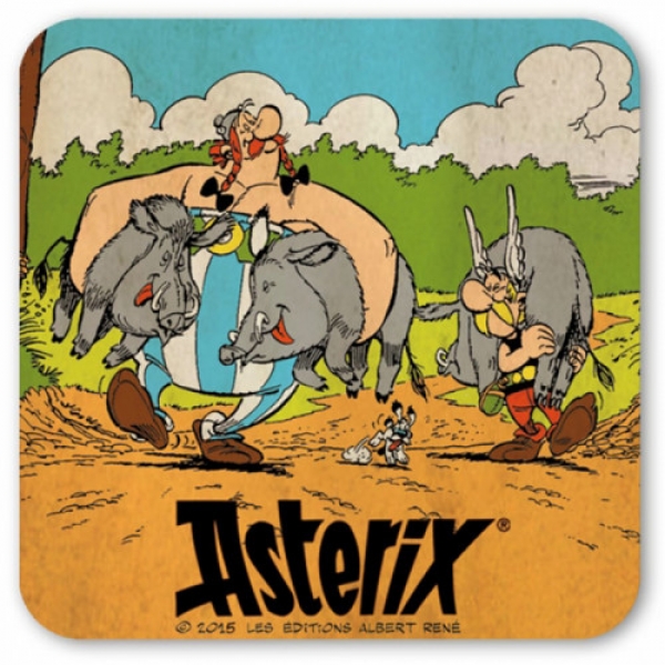 Asterix & Obelix  Untersetzer - Wildschweine